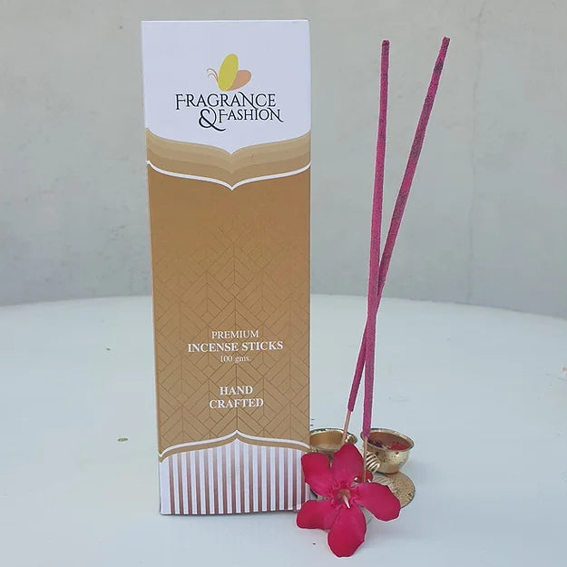Saffron Rose Natural Masala Incense Sticks