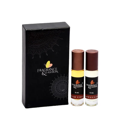 Fragrance & Fashion Coffee Attar Combo Pack of 2 of 6 Ml Each