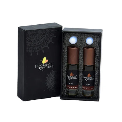 Fragrance & Fashion Coffee Attar Combo Pack of 2 of 6 Ml Each